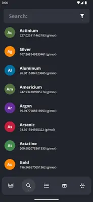 Periodic Table android App screenshot 3